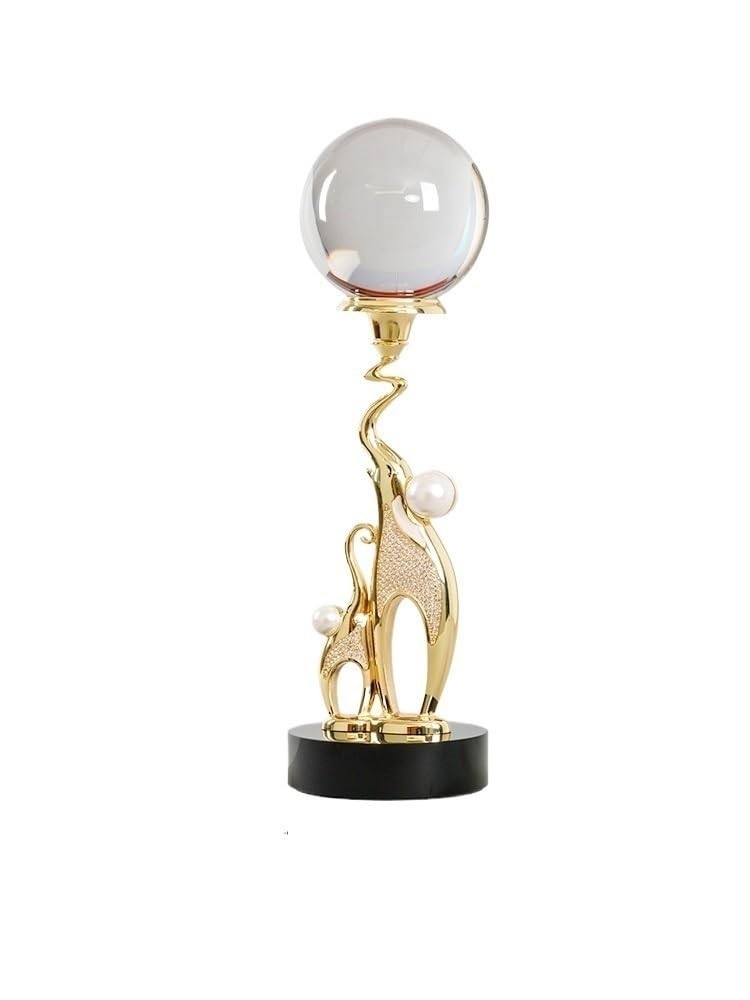 Enfeite de Mesa Elefante em Cristal Luxo Moderno - Decoração Elegante para Ambientes Sofisticados