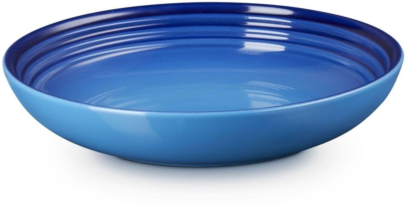 Prato Le Creuset Fundo em Cerâmica Mica 22cm Azul Azure - Elegância e Durabilidade na Cozinha
