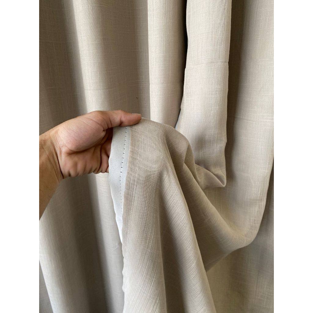 Cortina Blackout Linho: Escureça com Elegância ✨