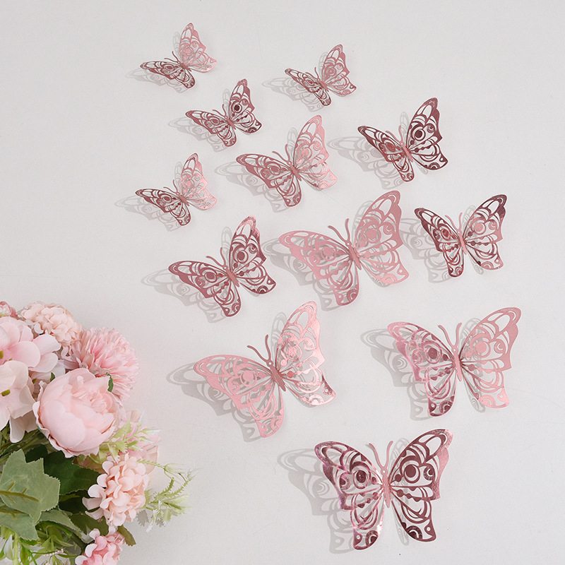Adesivo 3D Borboleta Oca – Decore Seu Quarto com Elegância
