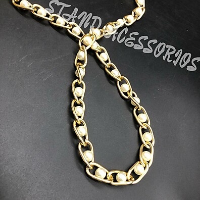 Corrente Dourada 8mm: 5 Metros de Elegância!