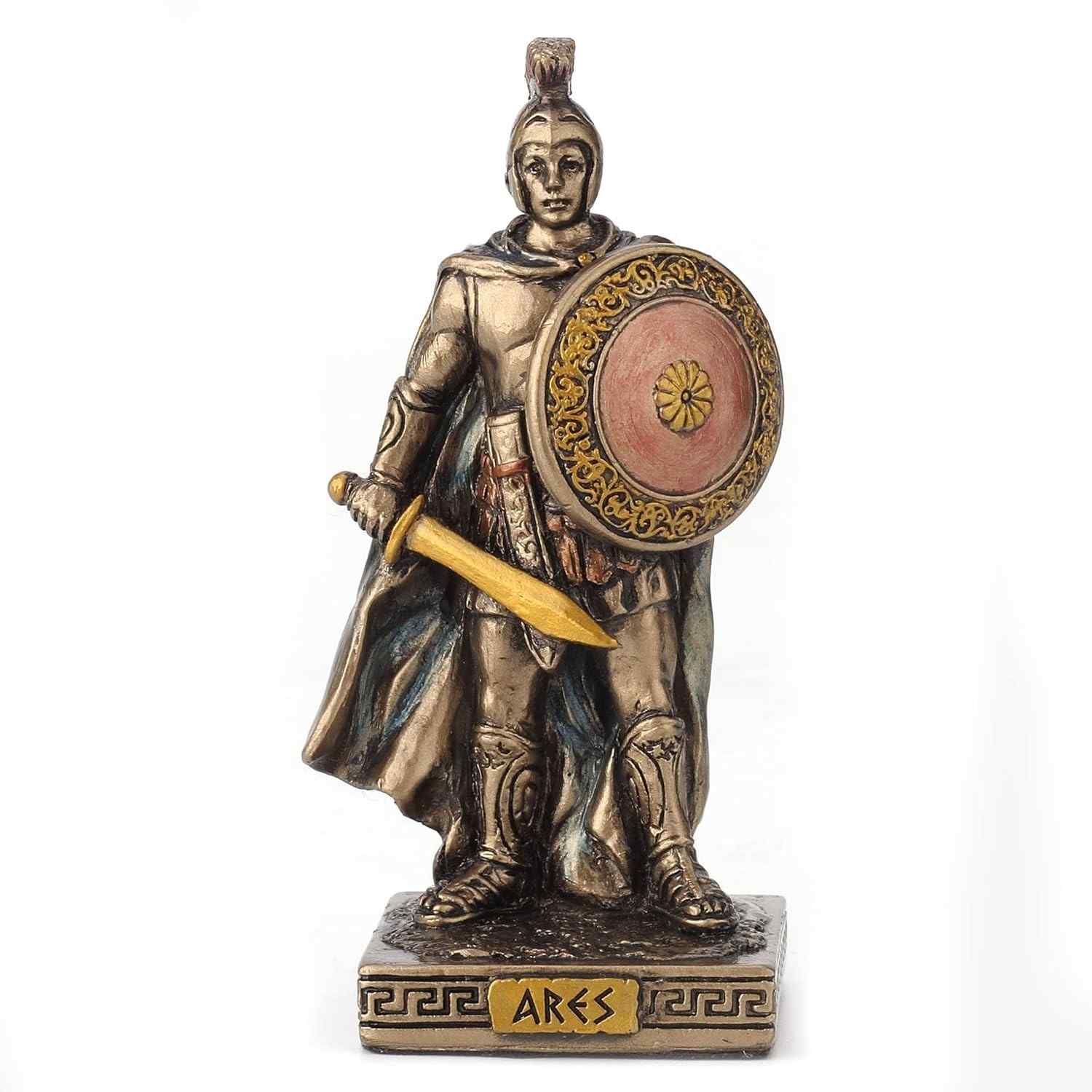 Estatueta Miniatura Ares - O Deus da Guerra | Decoração e Presente Elegante