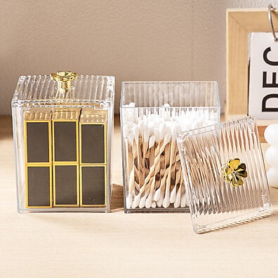 Organizador de Cosméticos com Tampa - Prático e Elegante