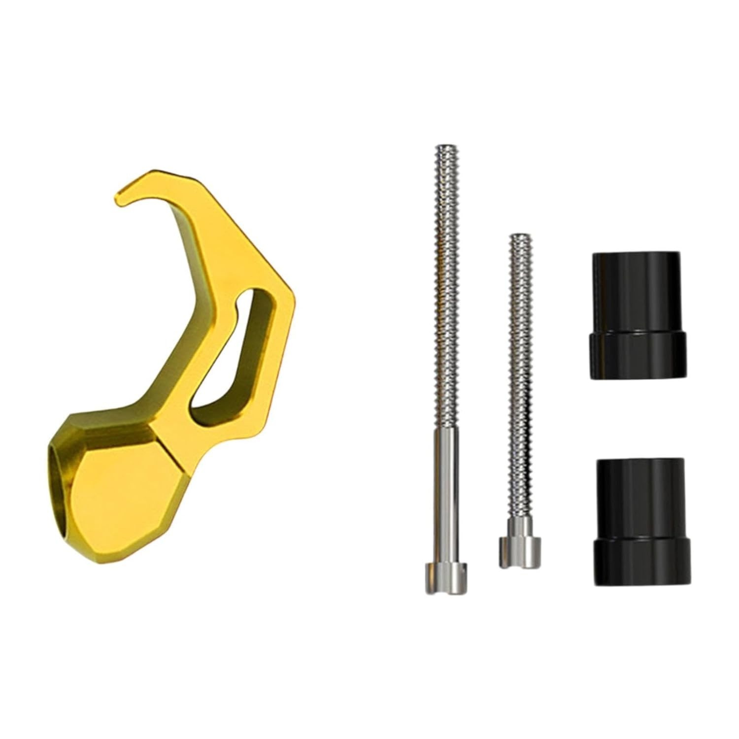Gancho Dourado FJMQHU para Guidão de Moto e Bicicleta Elétrica - Acessório Essencial
