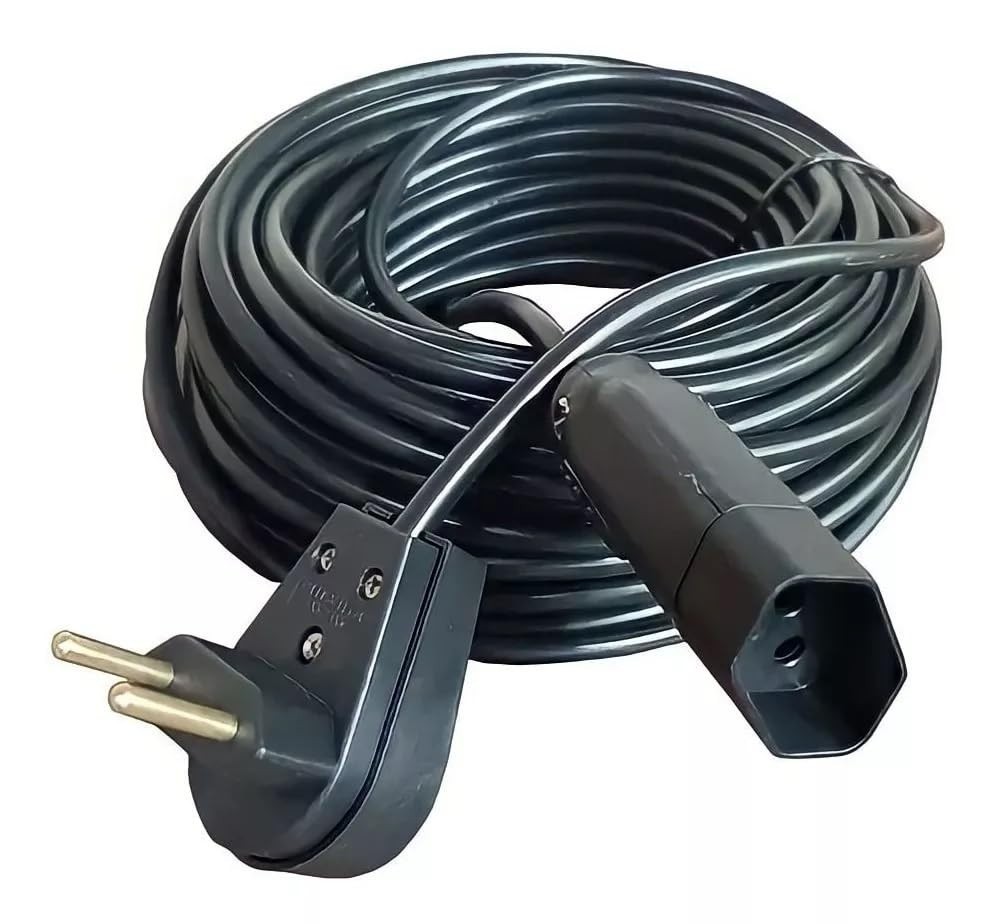 Extensão Elétrica Reforçada 25m 10A Preto - Potência e Segurança para Sua Casa!