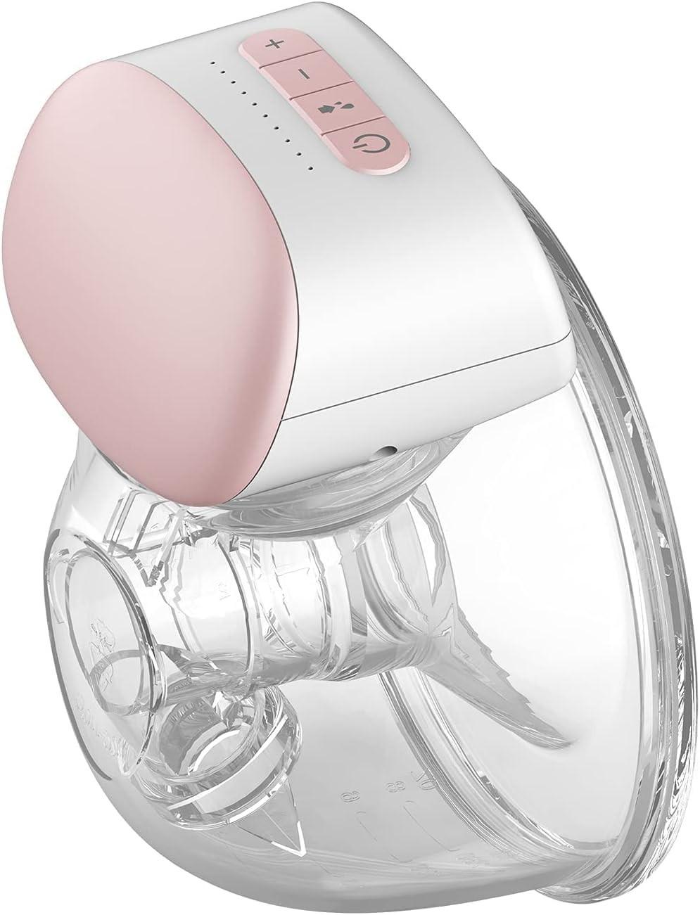 Bomba de Tirar Leite Elétrica Mãos Livres - 3 Modos, 10 Níveis de Sucção, Flange 24mm