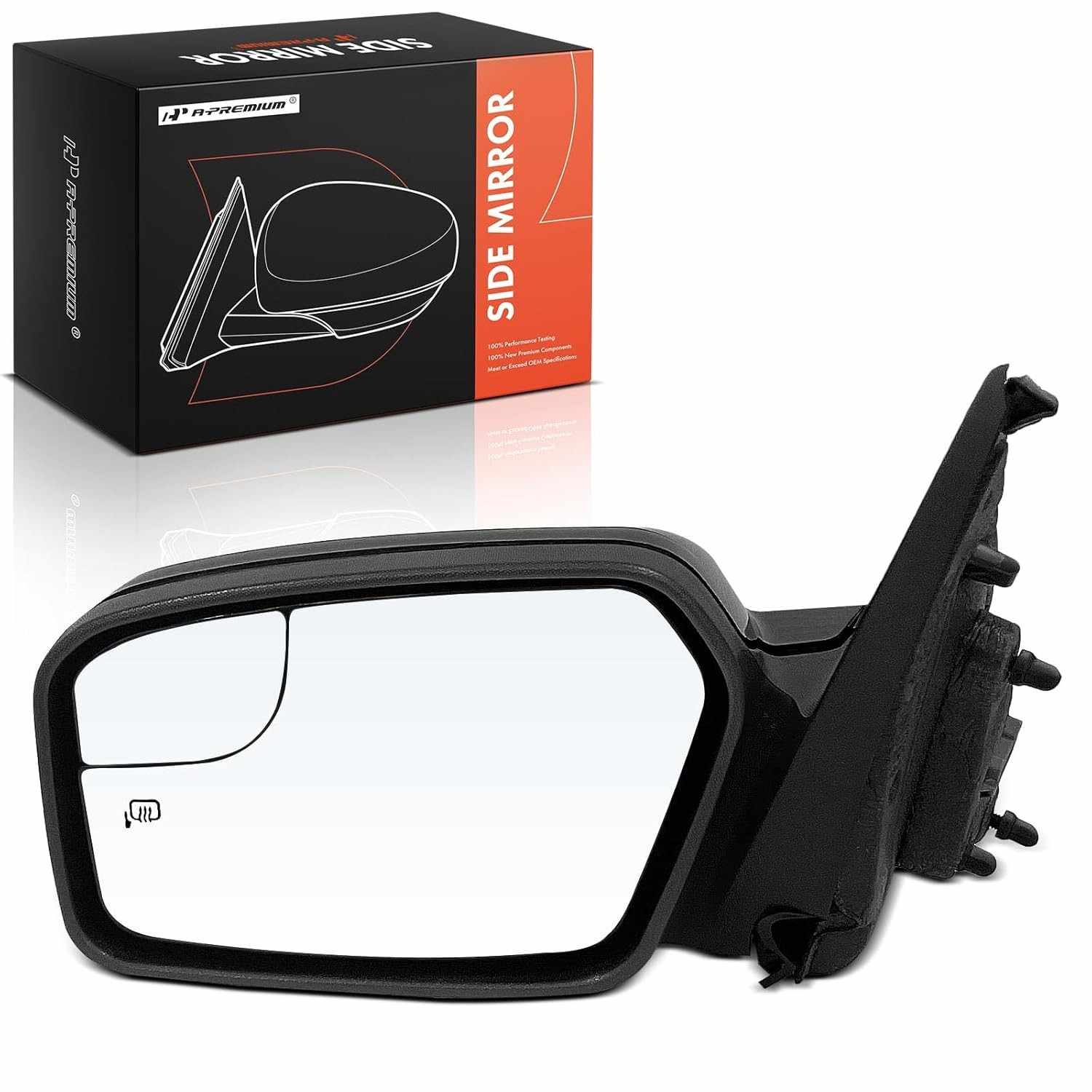 Espelho Retrovisor Elétrico Ford Fusion 2011-2012 (Motorista) - Aquecido e com Ponto Cego