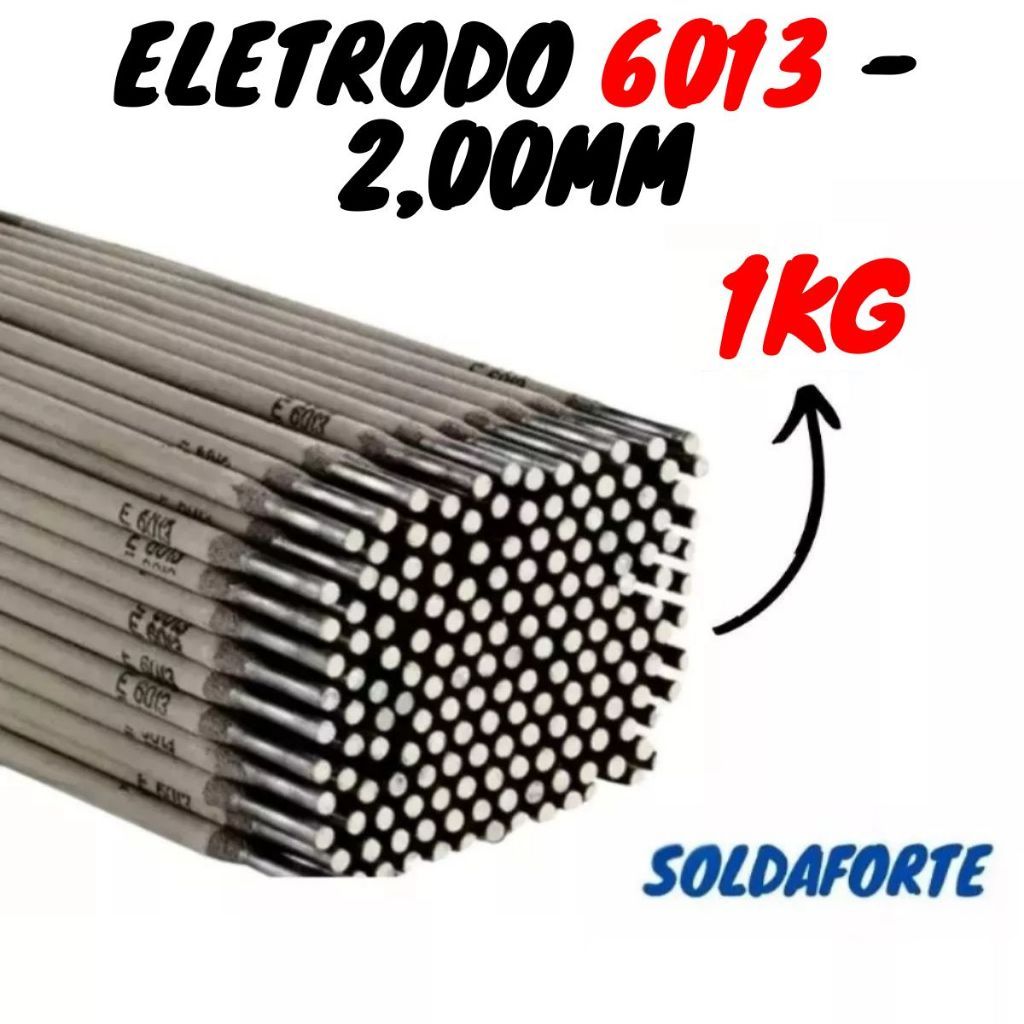 Eletrodo 6013 2mm Soldaforte: Solda Fina e Precisa!