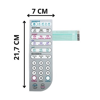 Membrana Teclado Electrolux MEF41: Solução Confiável para Seu Eletrodoméstico