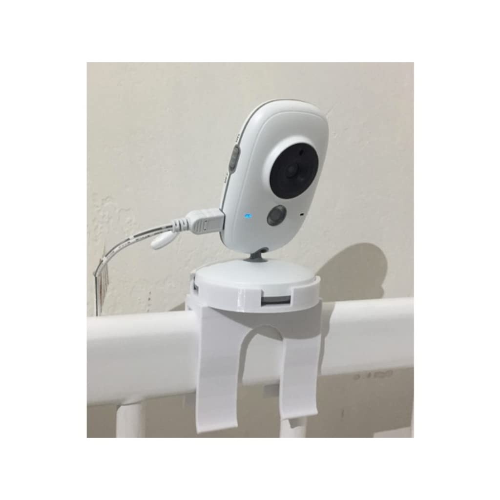 Suporte para Babá Eletrônica de Berço Médio – Instalação Fácil e Segura para Até 7cm de Diâmetro