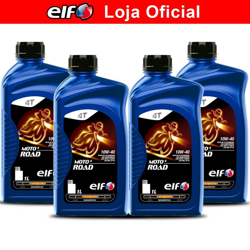 Elf Moto 4 Road 10W-40: Óleo Protetor para sua Moto