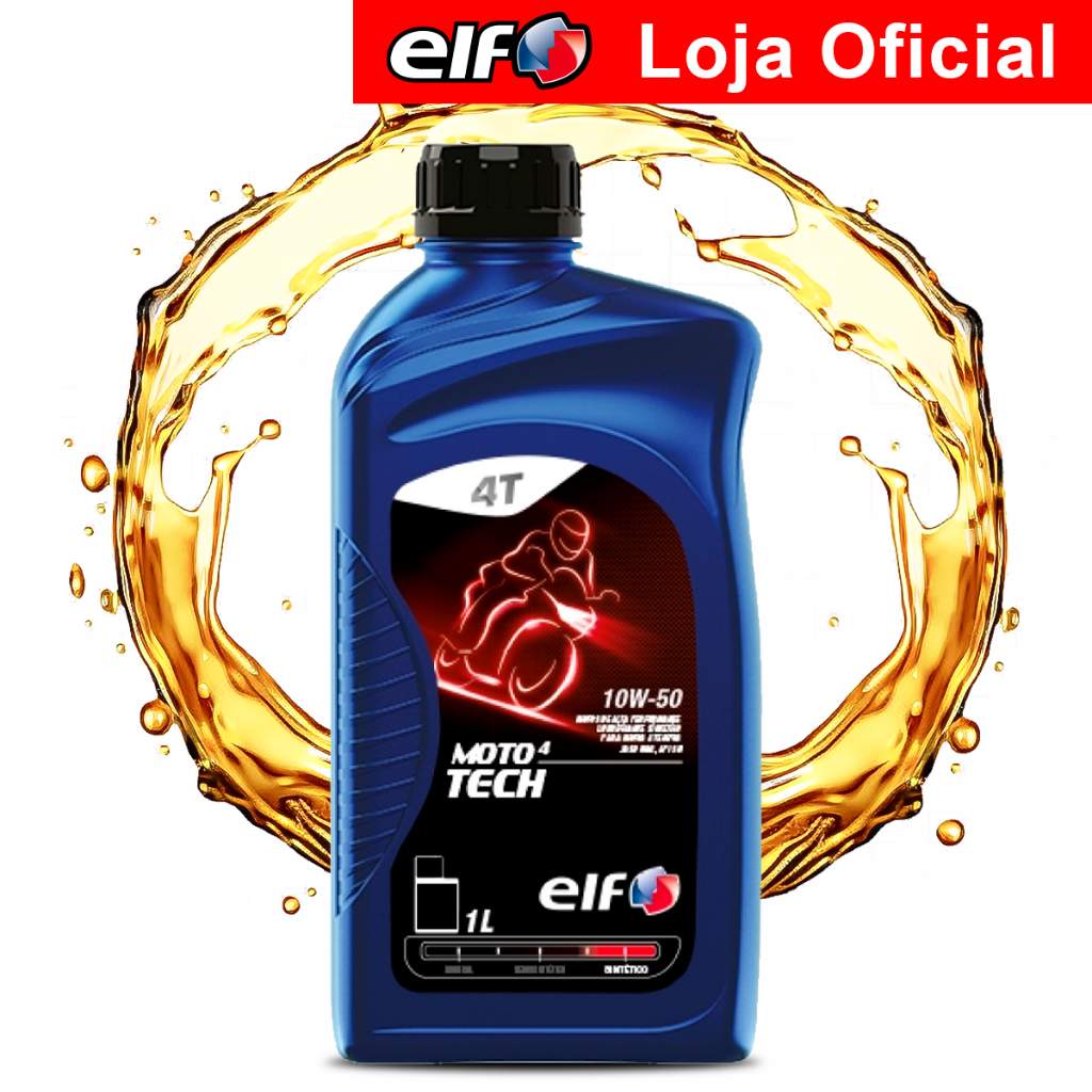 Elf Moto 4 Tech 10W-50: Óleo Sintético para Alta Performance