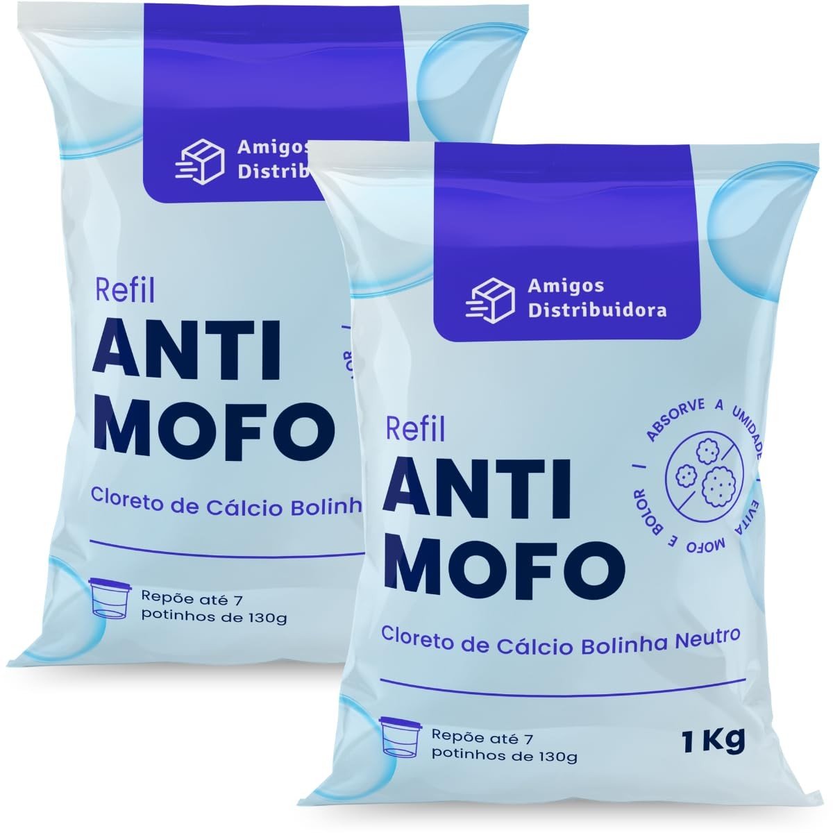 Cloreto de Cálcio Antimofo em Bolinhas 2kg - Elimine o Mofo com Eficiência e Segurança