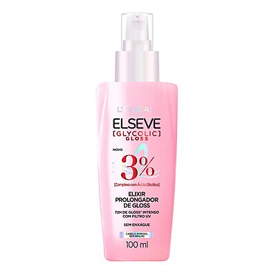 Elixir Glycolic Gloss: Cabelo 3x Mais Brilhante!