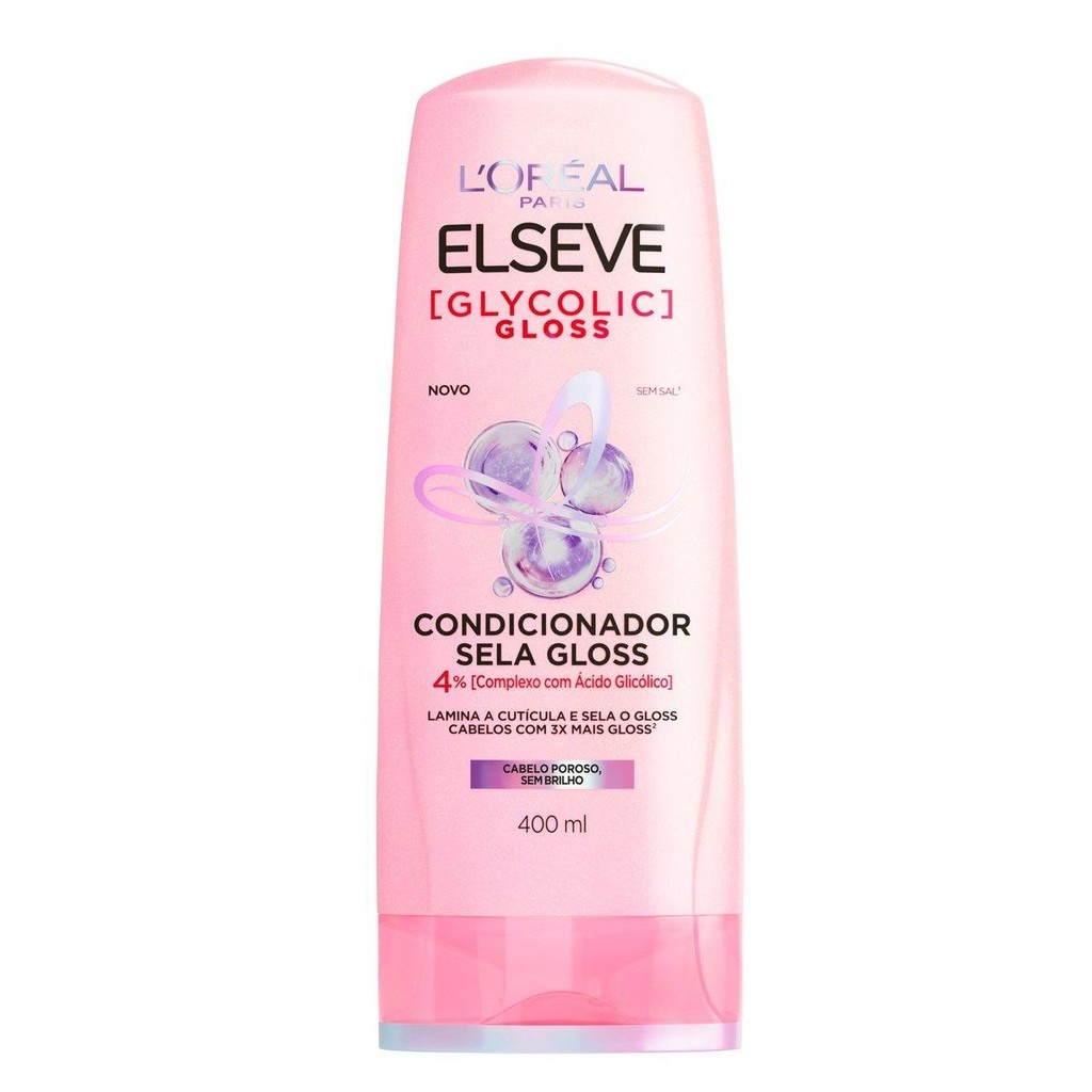 Elseve Glycolic Gloss: Brilho Intenso e Cabelo Selado