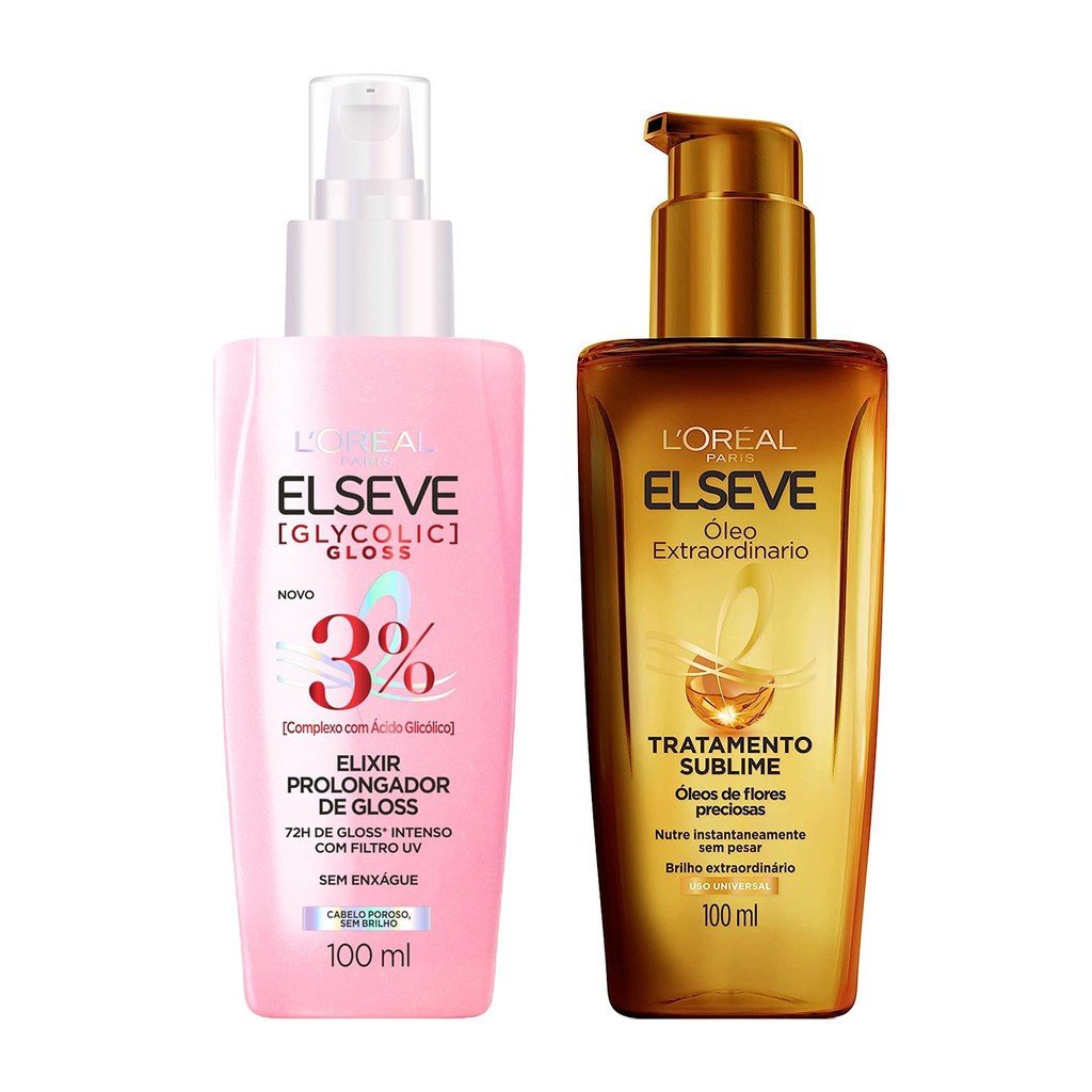 Elseve Glycolic Gloss: Brilho Intenso + Hidratação