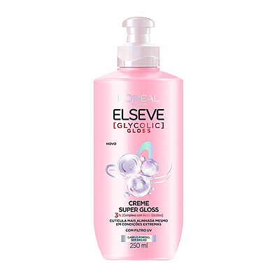 Elseve Glycolic Super Gloss: Cabelo 3x Mais Brilhante