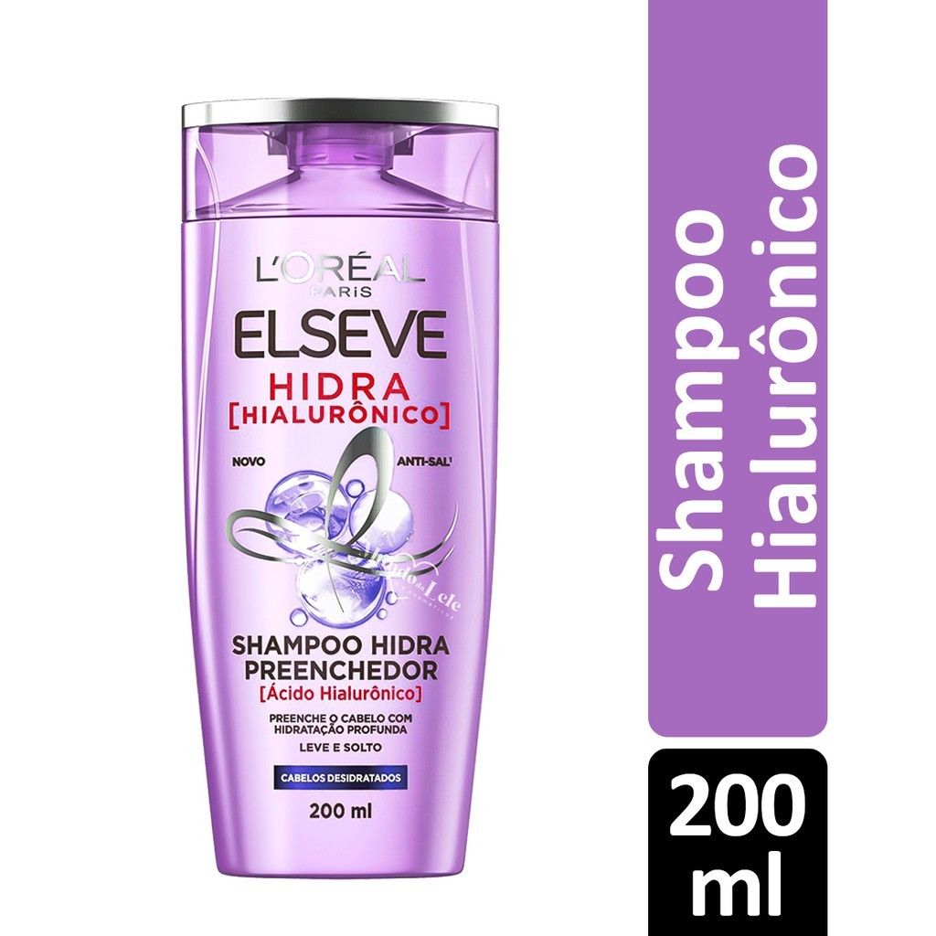 Elseve Hidra Hialurônico: Shampoo Preenchedor 200ml