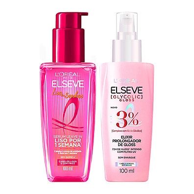 Elseve Liso dos Sonhos + Glycolic Gloss: Cabelos Lisos e Radiantes