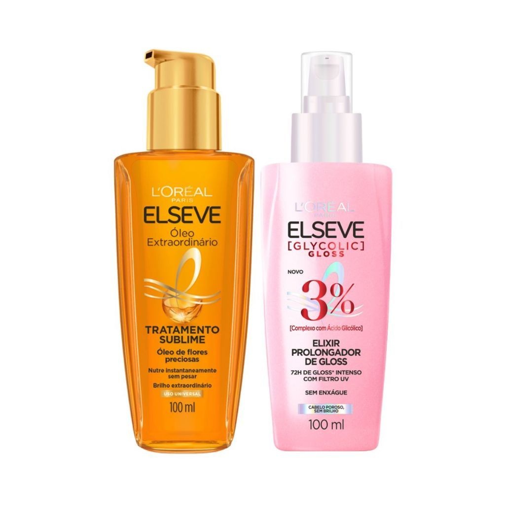 Elseve: Óleo + Sérum para Cabelos Incríveis