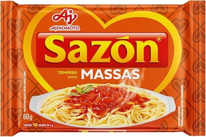 TEMPERO EM PÓ SAZÓN® PARA MASSAS 60G