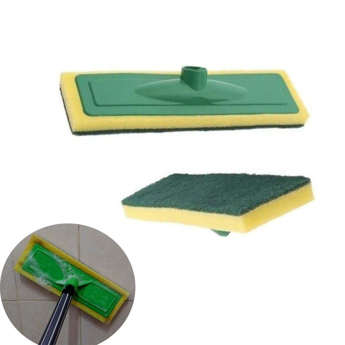 Mop Abrasivo Sem Cabo - Limpeza Profunda em Azulejos, Pisos e Janelas