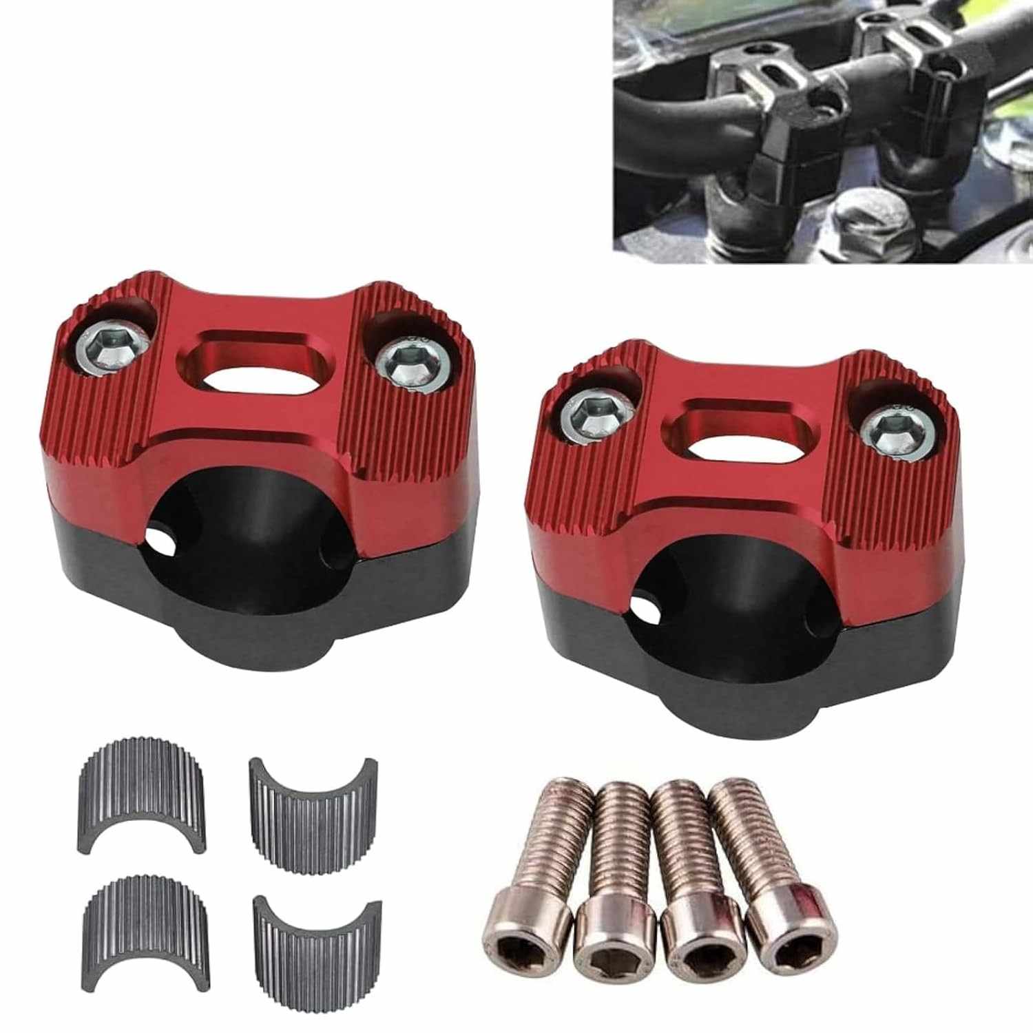 Guidão de Moto CNC em Alumínio: Conforto e Estilo Universal 22/28mm