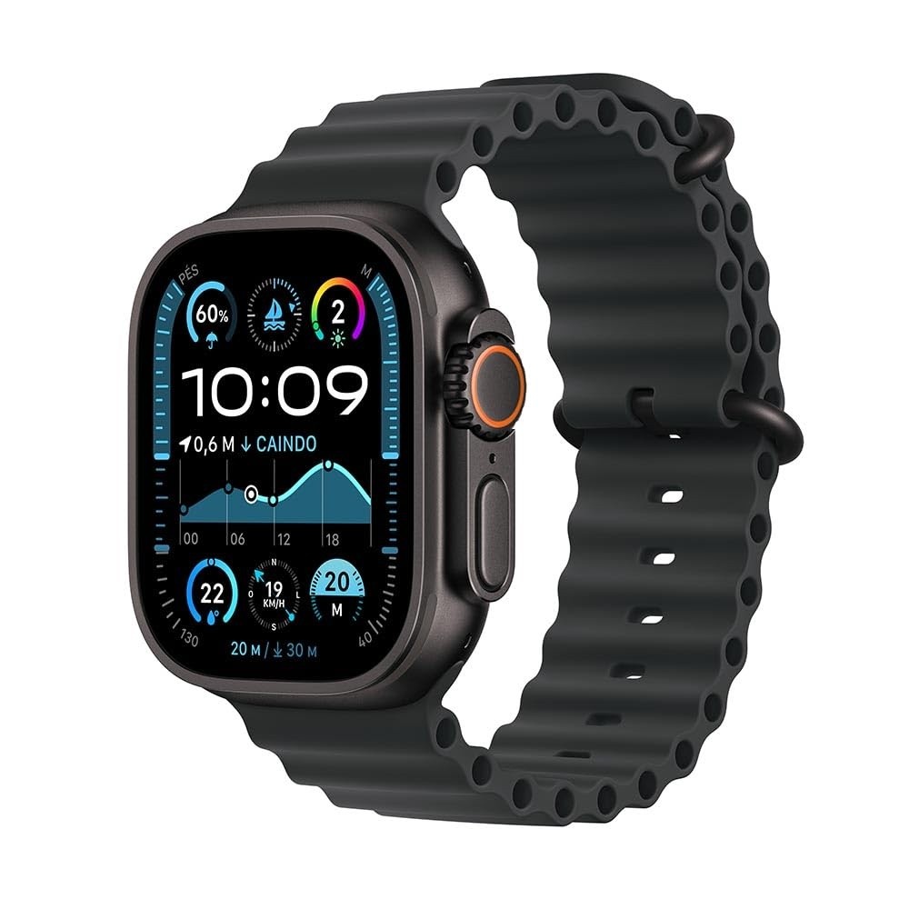 Apple Watch Ultra 2 GPS + Cellular: Aventura e Performance em Titânio Preto