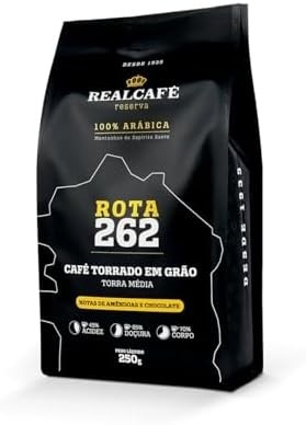 Realcafé Reserva | Café Especial Rota 262 | Torrado em Grãos | Torra Média | 100% Arábica | Pontuação 86,00 | 250g