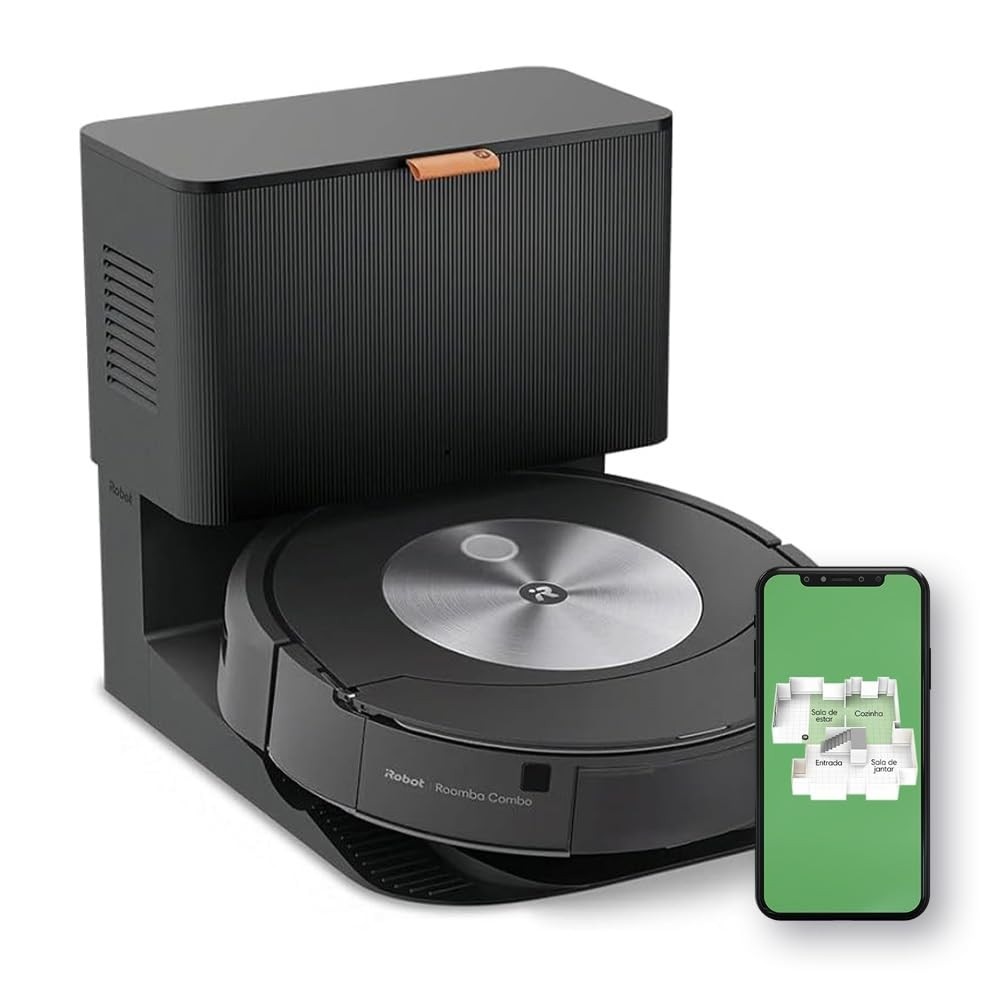 Robô Roomba Combo J7 2 em 1 - Aspira e Passa Pano com Inteligência iRobot (220V)