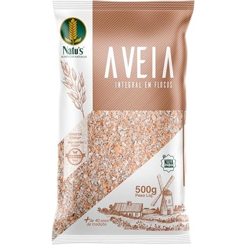 Natu's, Avêia em Flocos, 500 Gramas