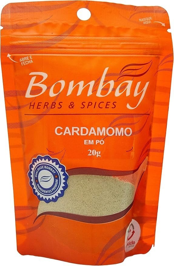 Cardamomo Em Pó Bombay 20G