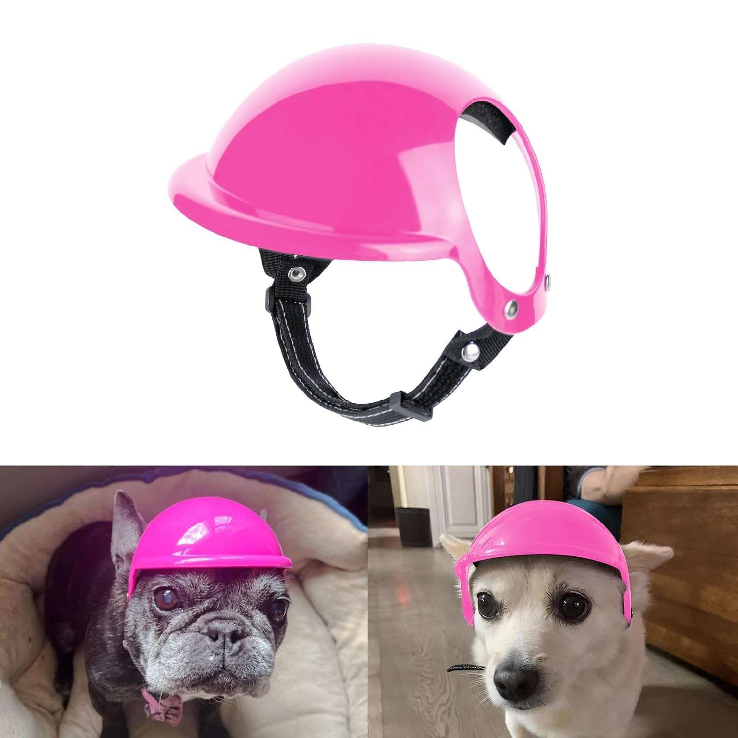 Capacete Namsan para Cães: Proteção e Estilo em Rosa (P) para Aventuras Seguras