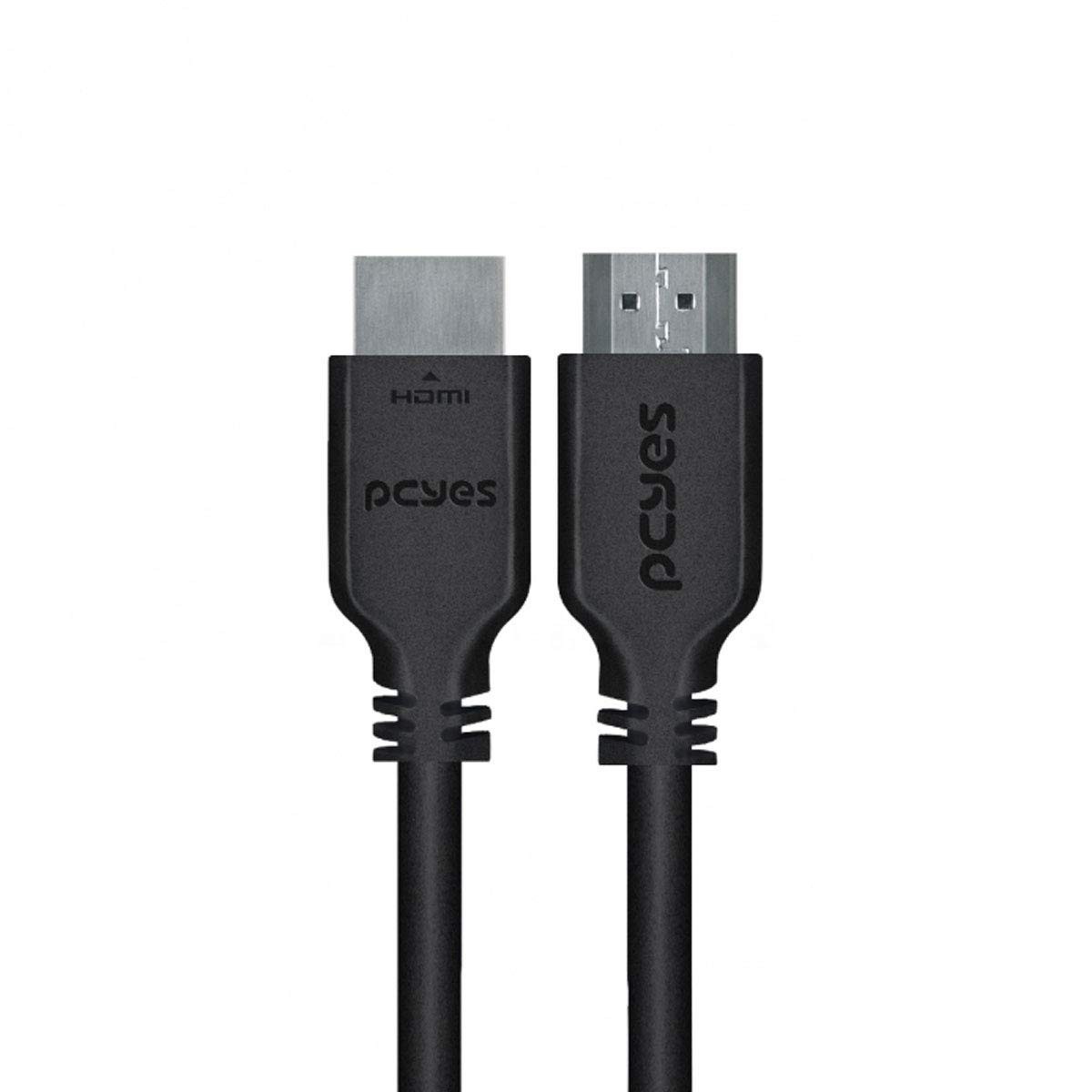 Cabo HDMI 2.1 8K 1m PCYes Ultra Cobre Puro 28AWG - Imagem e Som de Cinema em Casa!