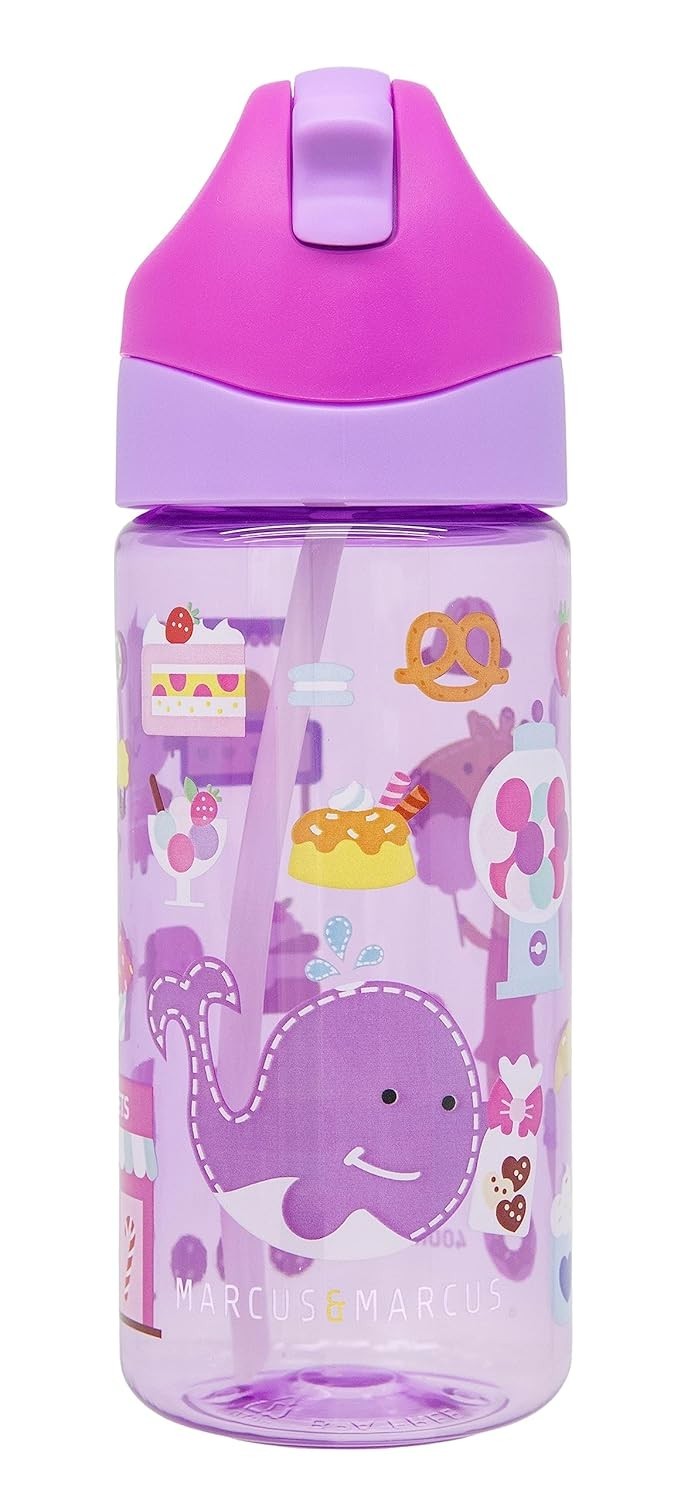 Garrafa Infantil em Tritan Antigermes 400ml Fadas Rosa - Segurança e Estilo para Bebês