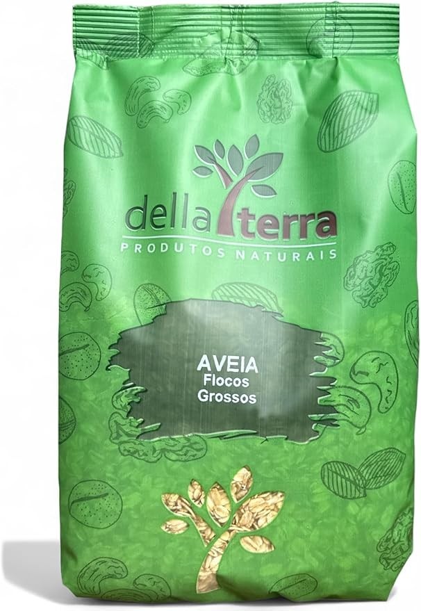 Aveia Em Flocos Grossos 500g Della Terra