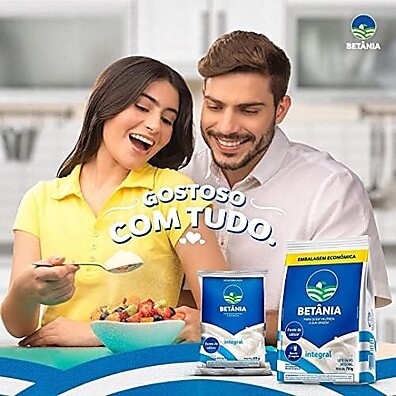Betânia Leite em Pó Integral 750g: Nutrição e Sabor