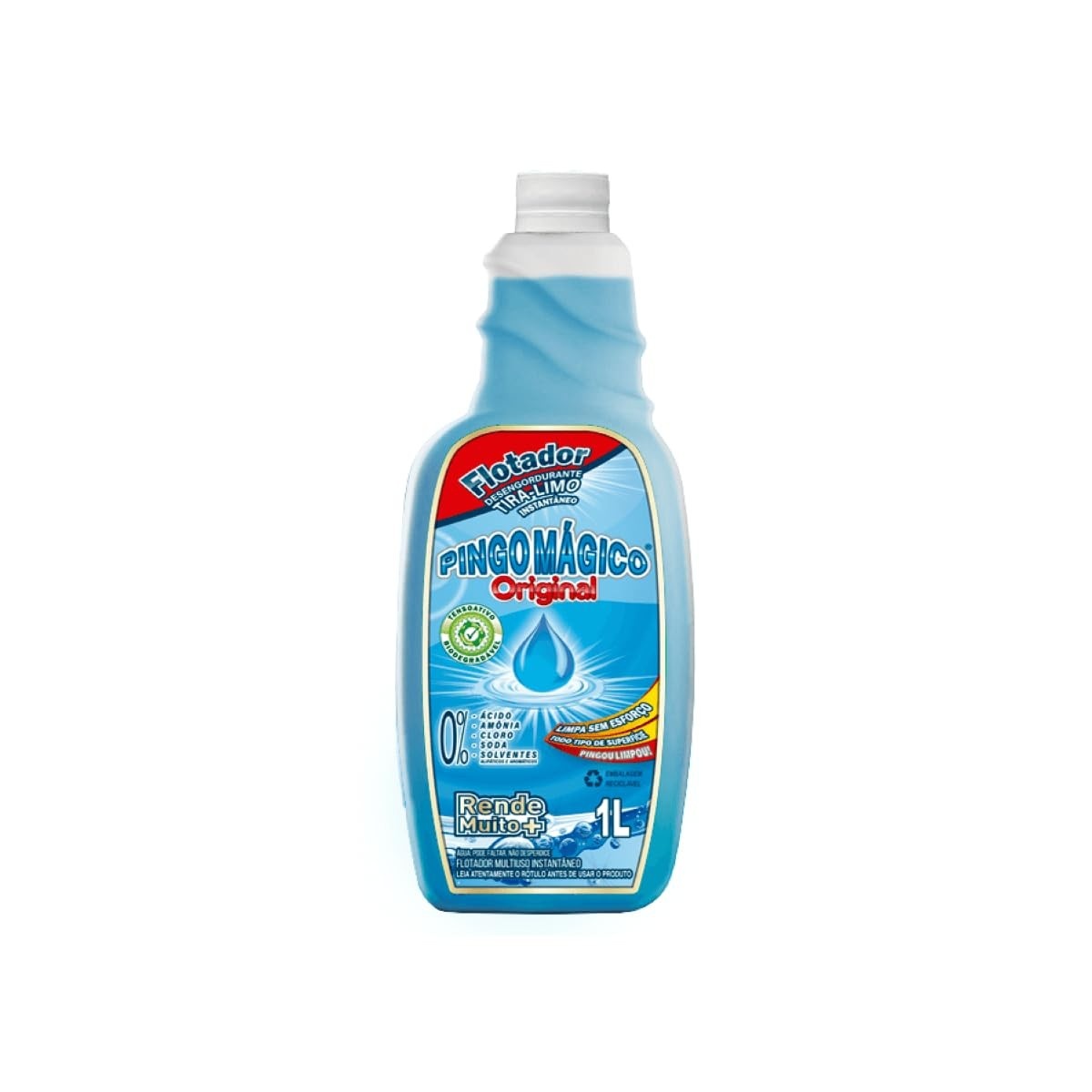 Flotador Pingo Mágico Refil 1L - Limpeza Profunda em Qualquer Superfície