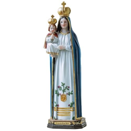 Imagem Nossa Senhora do Bom Parto em Resina 30 cm - SACRO | Peça Religiosa com Detalhes Finais