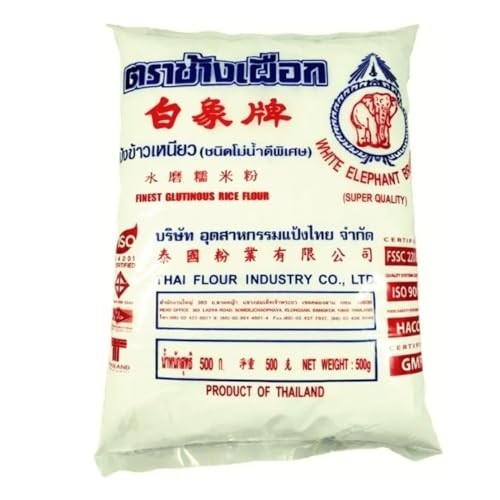Farinha de Arroz Moti em Pó 500G Thai Flour