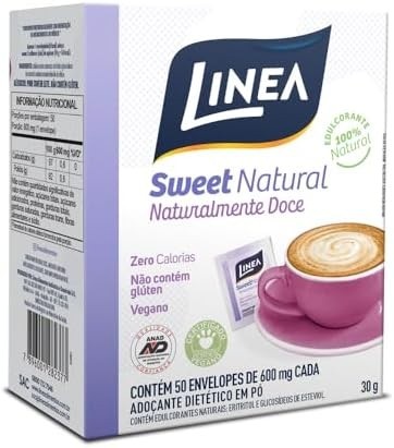 Adoçante em Pó Linea Sweet Natural 50 sachês