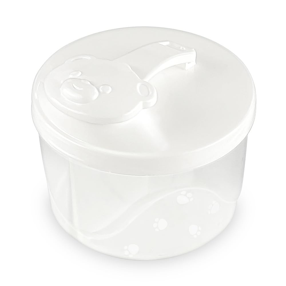 Adoleta Bebê Porta Leite em Pó Transparente com Bico Dosador 300ml