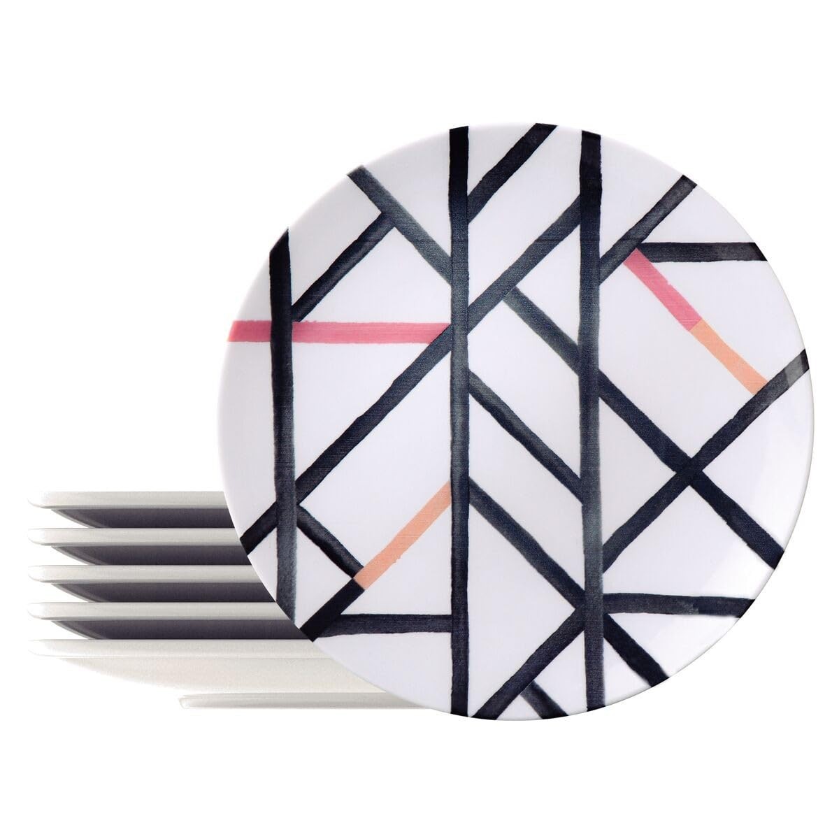 Kit Prato Raso Tramontina Street 28 cm em Porcelana - 6 Peças