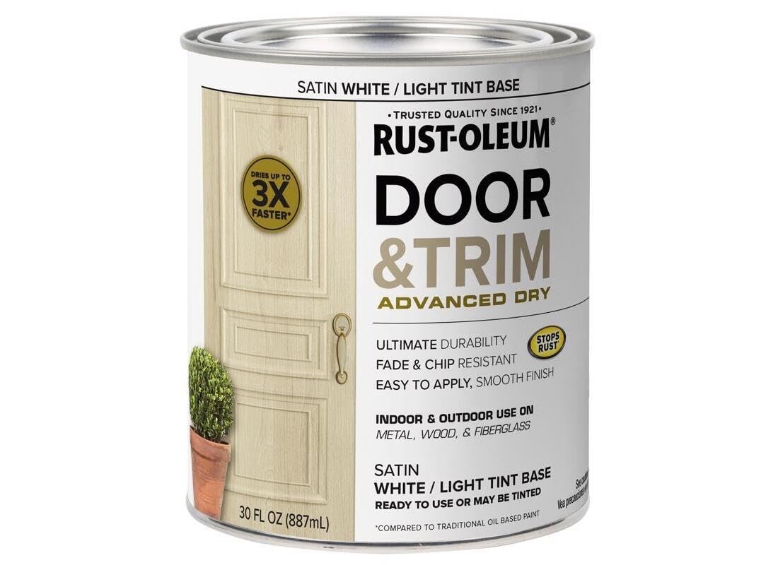 Rustoleum Stops Rust 369389 - Tinta Premium para Portas e Acabamentos em Branco
