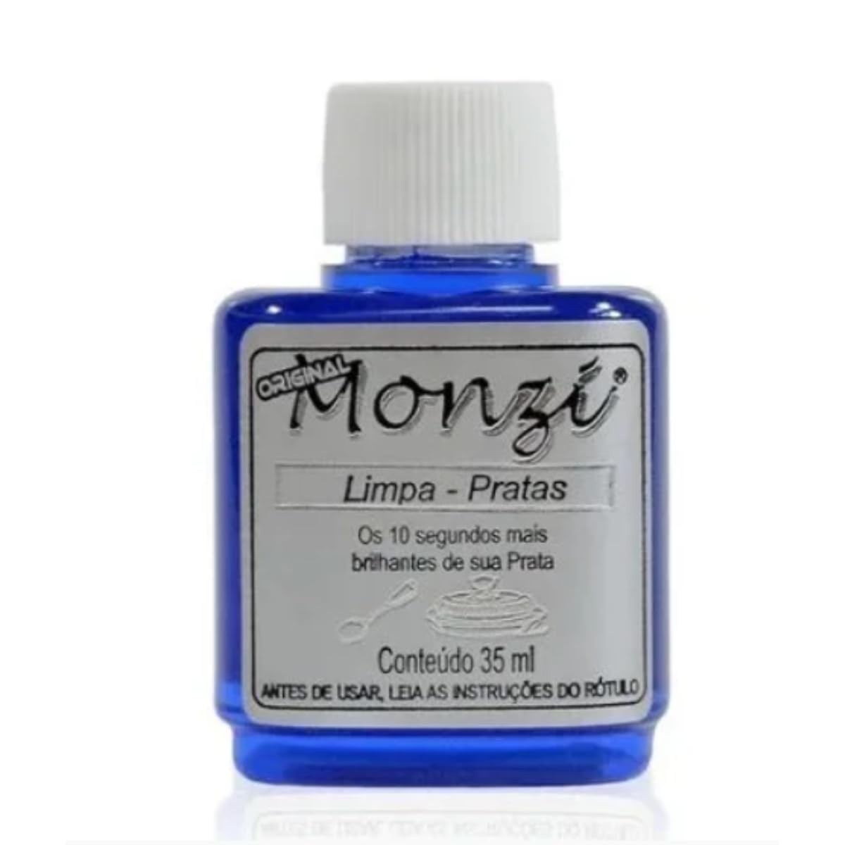 Monzi Limpa Prata 35ml - Fórmula Original para Brilho e Proteção de Peças em Prata