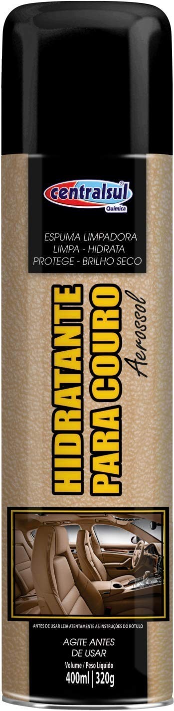 Centralsul Química Hidratante para Couro em Aerossol 400ml: Proteção e Brilho Duradouro