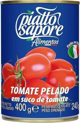 Piatto Sapore Tomate Pelado em Suco de Tomate, 400g, Italiano