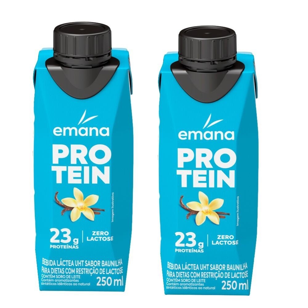 Emana Protein Baunilha: 23g de Proteína!
