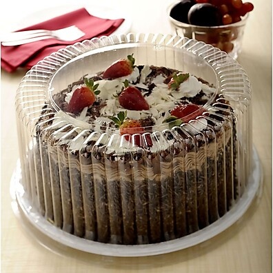 Embalagem para Bolo e Torta 2kg: Preto Elegante