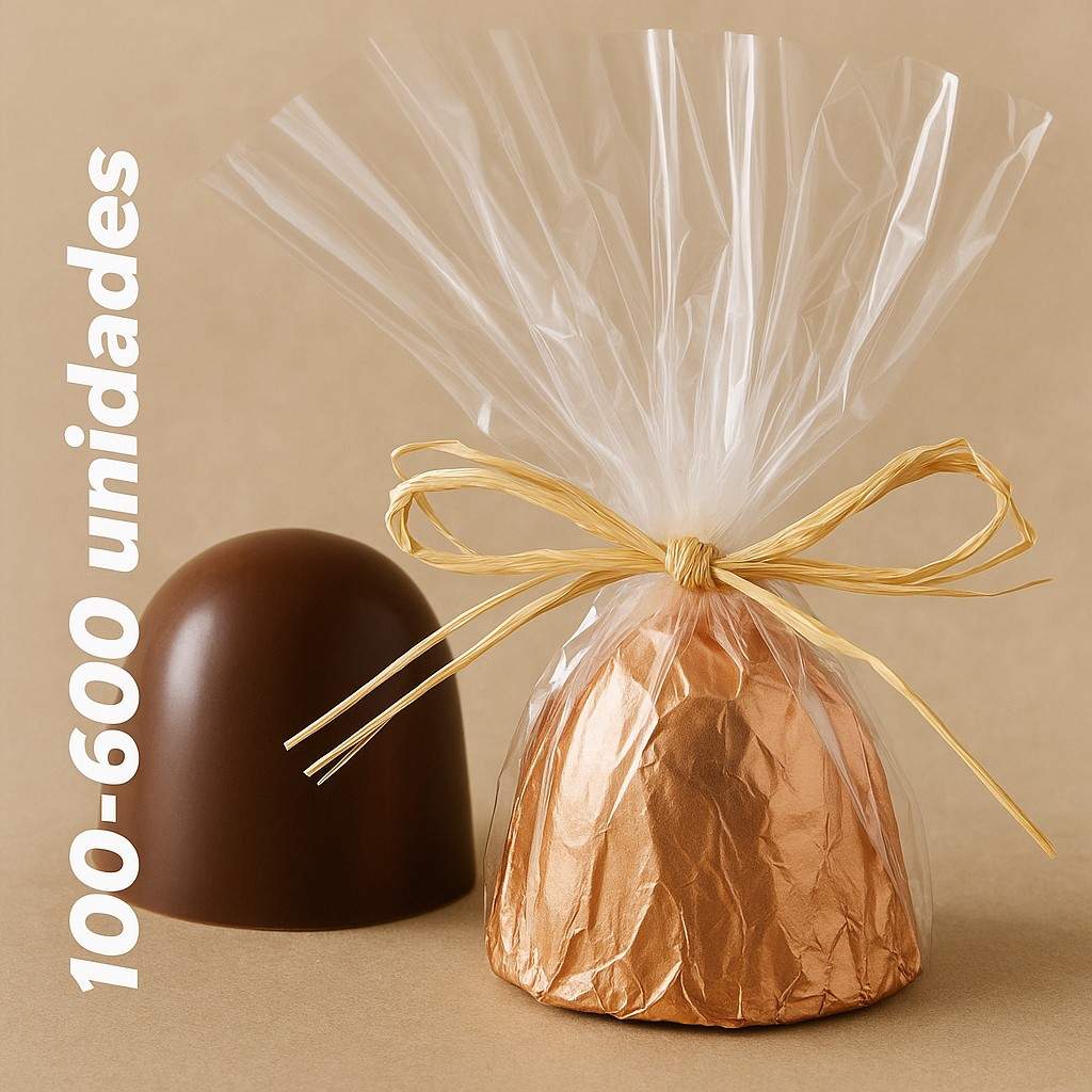 Embalagens para Trufas: Bopp Transparente 15x15cm